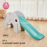 Special design elephant baby slide outdoor and large indoor plastic slide