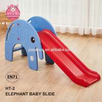 High quality elephant slide plastic kids indoor slide