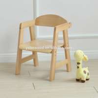 Wooden chair high quality kids wooden chair cute wooden toy mini chair for children