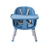 Modern design luxury colorful kids dining high chair plastic baby feeding chair