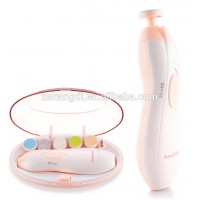 Newborn baby gift set electric baby nail trimmer with 6 pcs replace pad