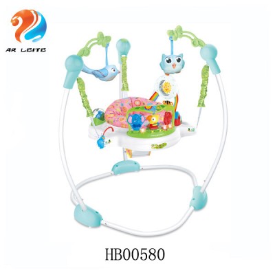 Wholesale new baby items safely baby jumping chair with light baby music bounce chair