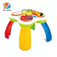 Hot sell new multi-functional kids activity learning desk educational baby game table with music and toys