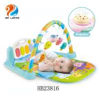 2020 New design baby piano gym mat with bluetooth and projection musical fitness play mats for kids with USB