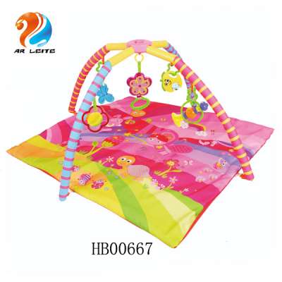 New Design Foldable Baby Activity Gym Mat with Music Education Baby Crawling Play Mat With EN71 CE