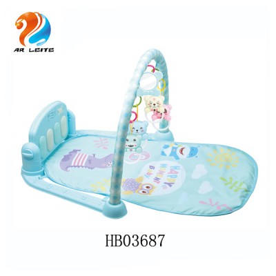 Non-toxic Waterproof Portable Musical Keyboard Playmat Thick Baby Activity Gym Piano Play Mat