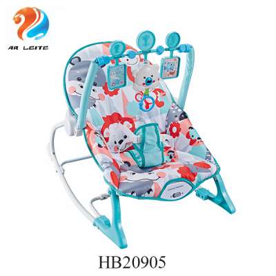 Shantou factory new design cheap price musical baby rocker infant swing chair baby bouncer with vibration