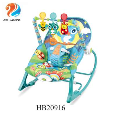 2 in 1 New design baby bouncer musical infant to toddler baby rocking chair with EN 71