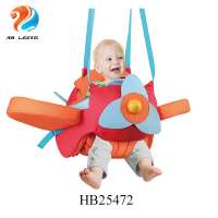 2020 New aircraft plane portable soft hanging baby swing jumper bouncing chair baby learning walker carrier outdoor indoor