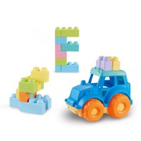 2018 new baby educational toys soft plastic blocks truck baby boy toys 6 to 12 months